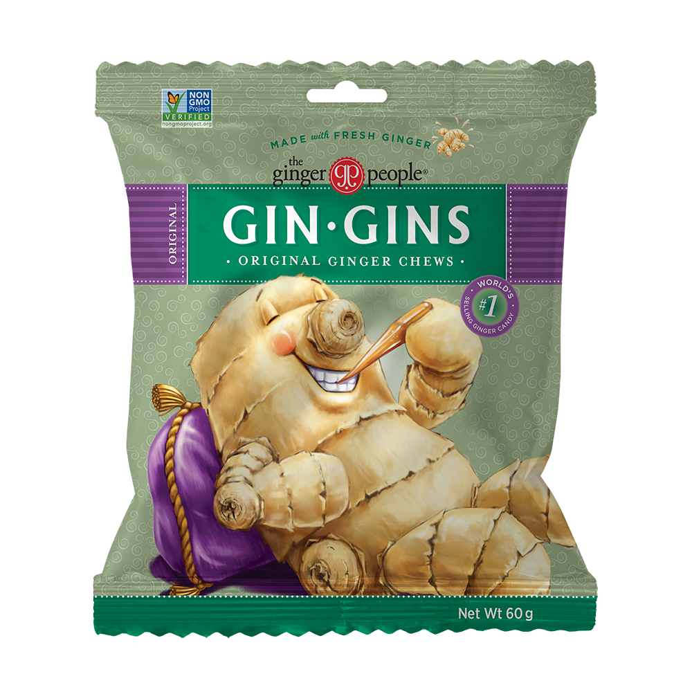 Ginger People Gin Gins® Hard Ginger Candy Original 60g