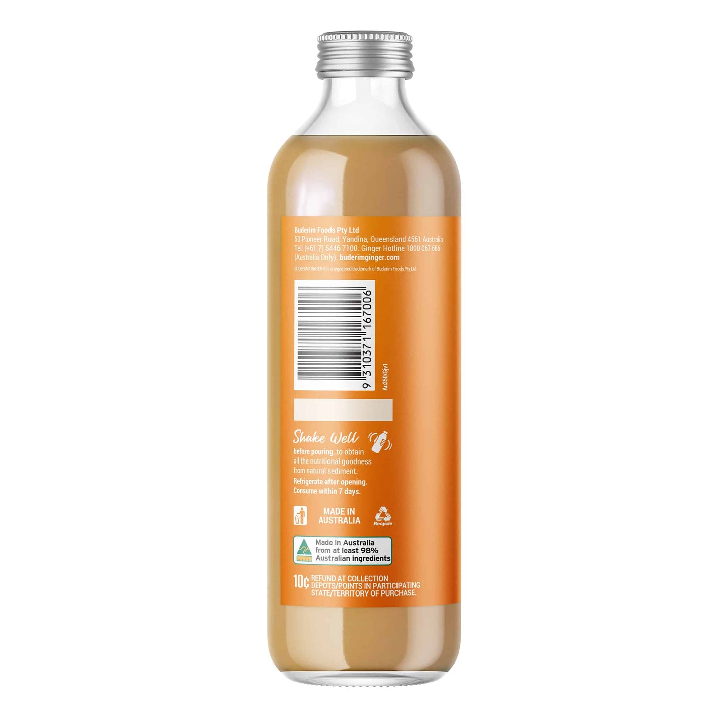 Buderim Ginger Ginger Shots 350mL