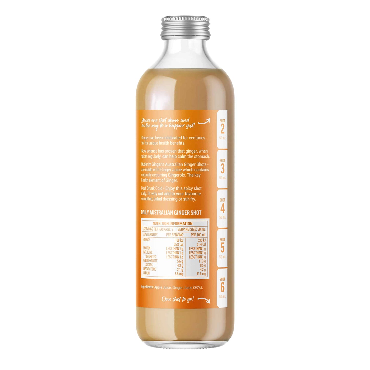 Buderim Ginger Ginger Shots 350mL