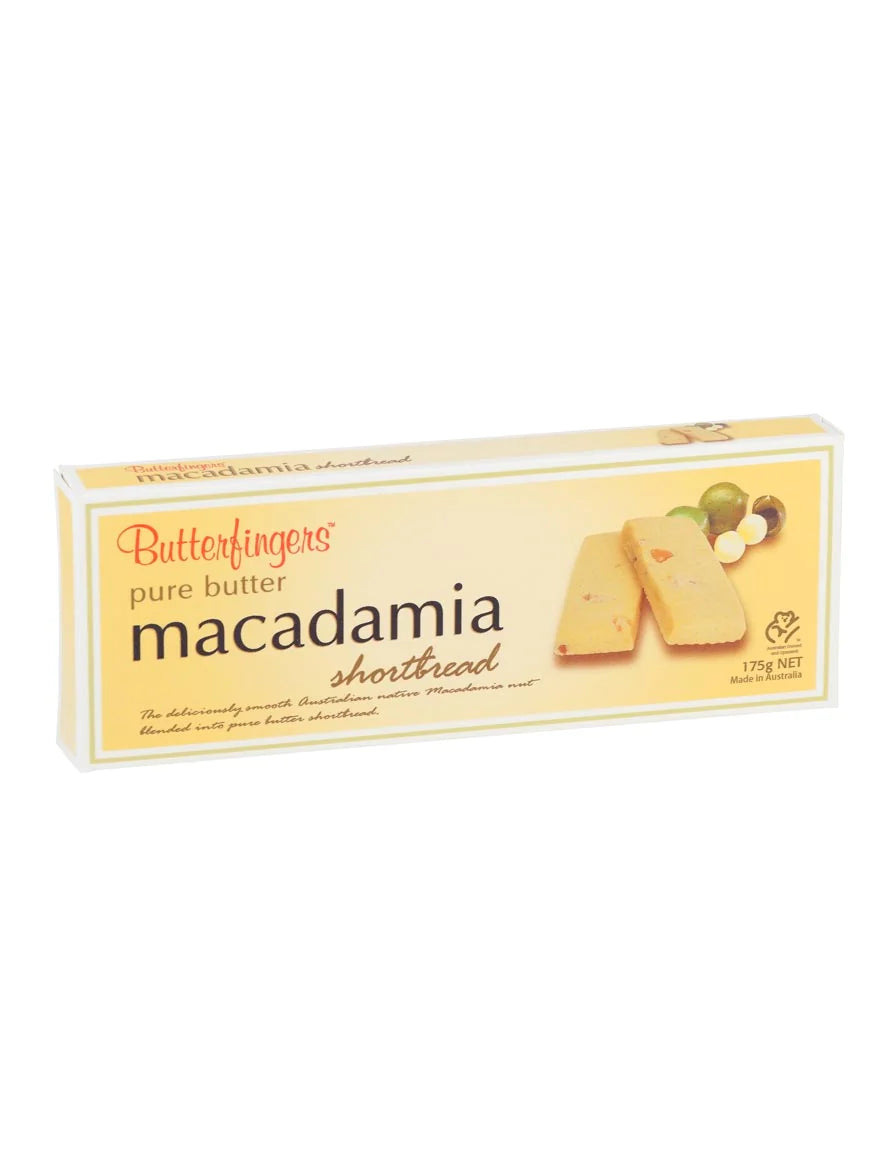 Butterfinger's Macadamia Shortbread 175g