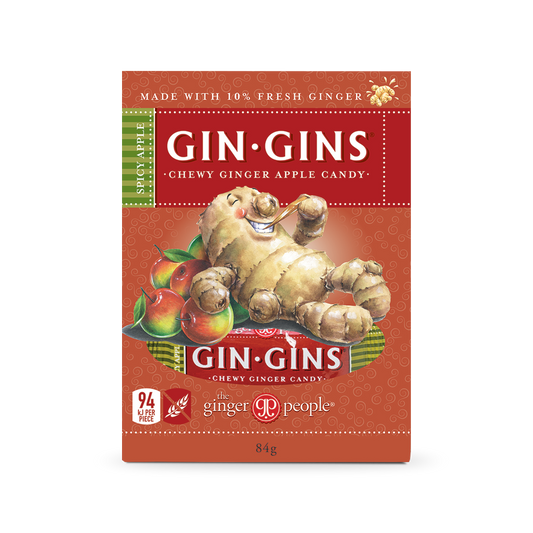 Ginger People Gin Gins® Ginger Chews Spicy Apple 84g