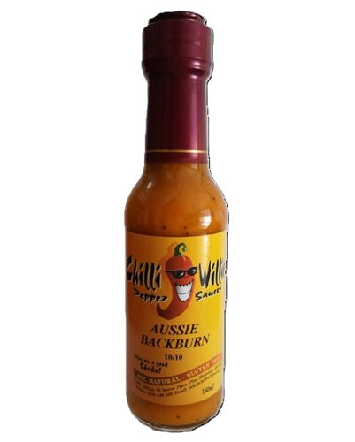 Chilli Willies Aussie Back Burn Hot Sauce 150ml