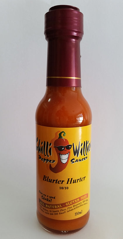 Chilli Willies Blurter Hurter Hot Sauce 150ml