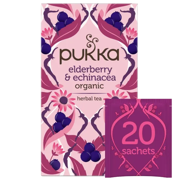 Pukka Elderberry & Echinacea - 20 tea bags