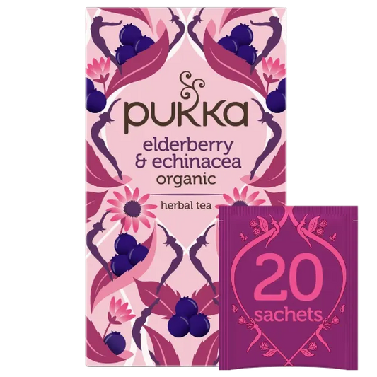 Pukka Elderberry & Echinacea - 20 tea bags