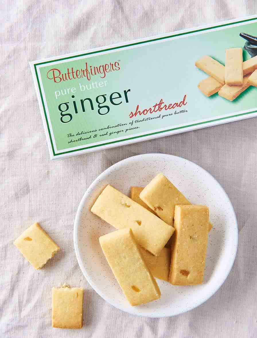 Butterfinger's Ginger Shortbread 175g