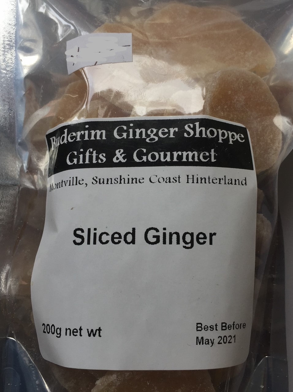 Crystallised Ginger Sliced