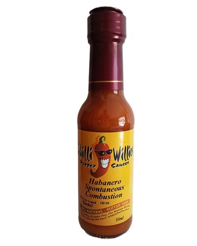 Chilli Willies Habenaro Spontaneous Combustion Hot Sauce 150ml