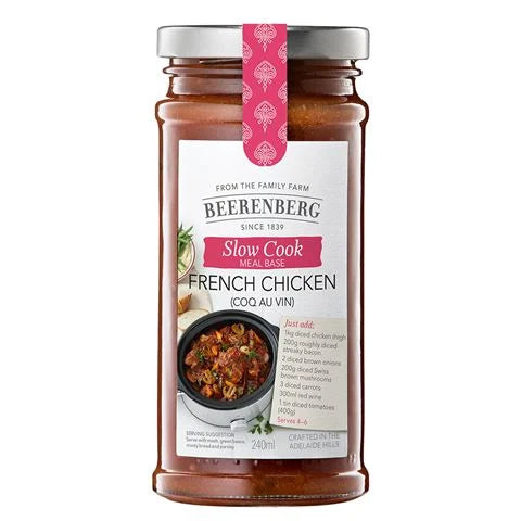 Beerenberg Slow Cook French Chicken (Coq au Vin) Meal Base